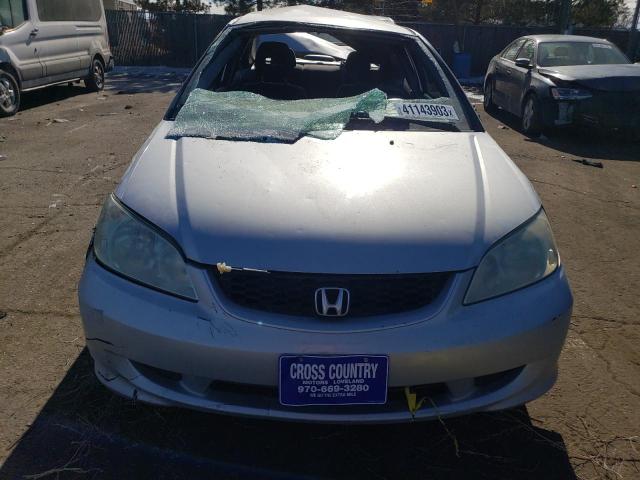 Photo 5 from auction – 2005 HONDA CIVIC LX with VIN 1HGEM22565L068177