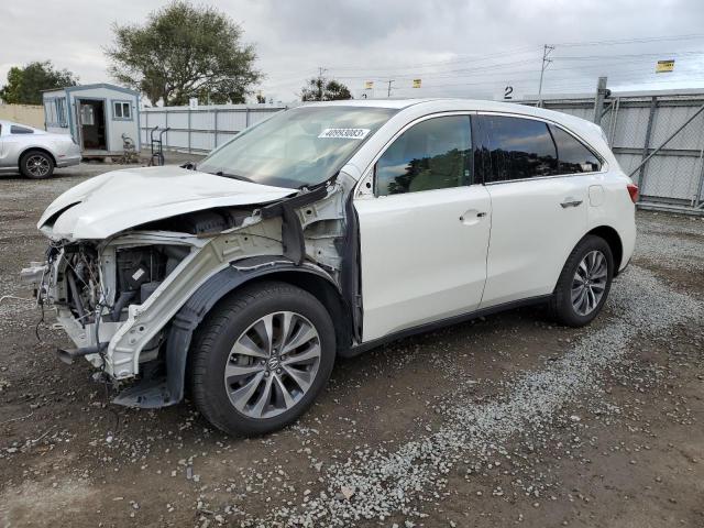 ACURA MDX TECHNO 2016 with VIN 5FRYD4H44GB050836 - Photo from auction
