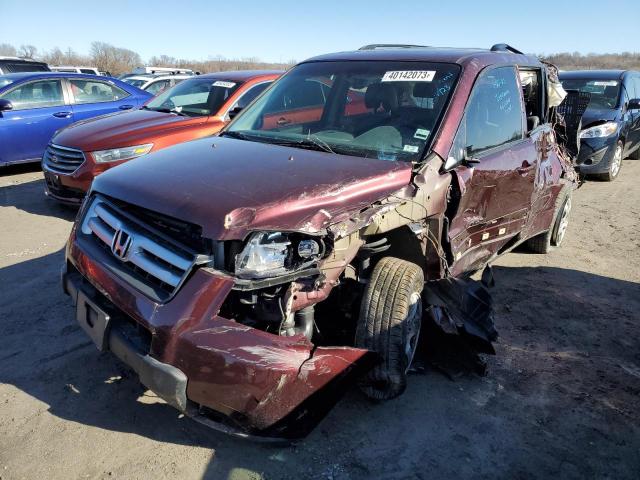 HONDA PILOT EXL 2008 with VIN 5FNYF18758B003563 - Photo from auction