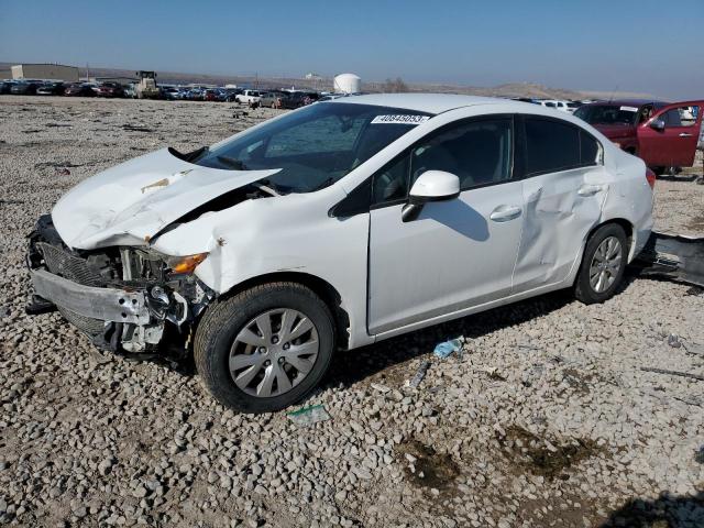 HONDA CIVIC LX 2012 with VIN 2HGFB2F55CH580771 - Photo from auction