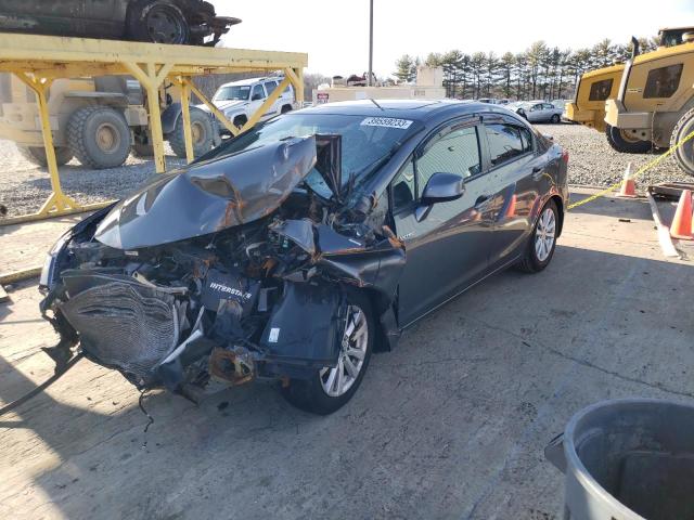 HONDA CIVIC EX 2012 with VIN 2HGFB2F84CH540868 - Photo from auction