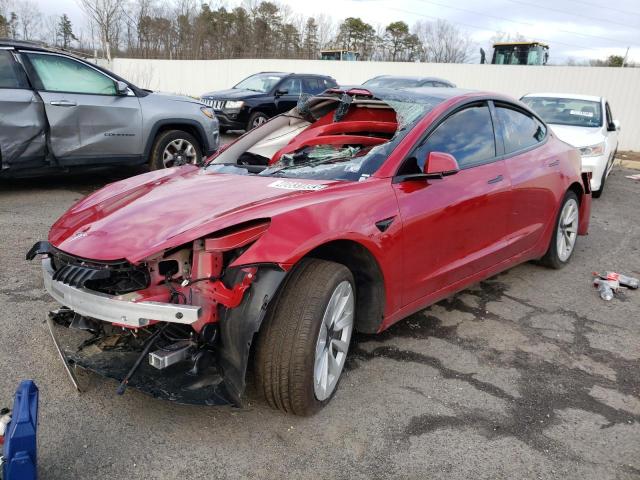 TESLA MODEL 3 2022 with VIN 5YJ3E1EA4NF371046 - Photo from auction