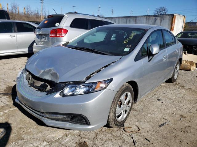 Photo 1 from auction – 2013 HONDA CIVIC LX with VIN 2HGFB2F50DH583742