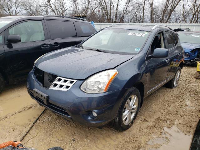NISSAN ROGUE S 2013 with VIN JN8AS5MV2DW610104 - Photo from auction