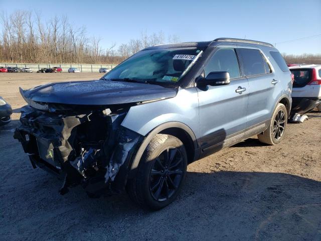 FORD EXPLORER X 2018 with VIN 1FM5K8D8XJGB38132 - Photo from auction