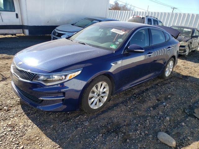 KIA OPTIMA EX 2018 with VIN 5XXGU4L33JG188657 - Photo from auction