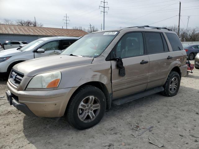 HONDA PILOT EXL 2004 with VIN 2HKYF18634H554643 - Photo from auction