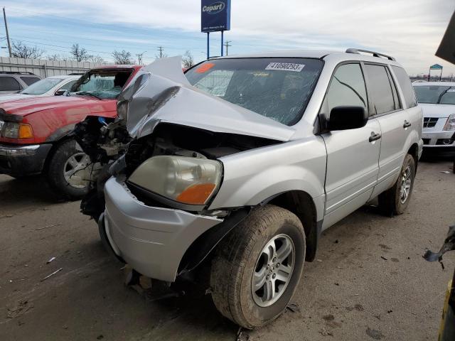 HONDA PILOT EX 2005 with VIN 5FNYF18495B045302 - Photo from auction