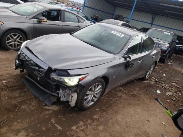 INFINITI Q50 BASE 2014 with VIN JN1BV7AR8EM695301 - Photo from auction