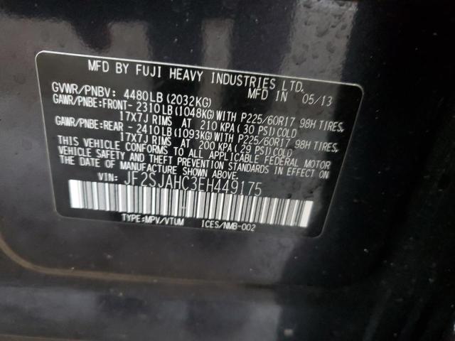 Photo 14 from auction – 2014 SUBARU FORESTER 2 with VIN JF2SJAHC3EH449175