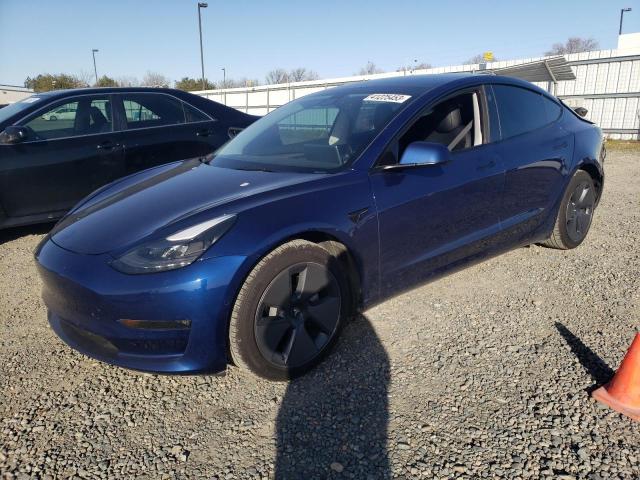 TESLA MODEL 3 2022 with VIN 5YJ3E1EB3NF111763 - Photo from auction