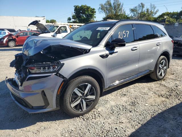 KIA SORENTO EX 2022 with VIN 5XYRH4LF8NG149376 - Photo from auction