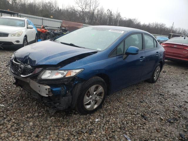 HONDA CIVIC LX 2013 with VIN 19XFB2F5XDE004895 - Photo from auction