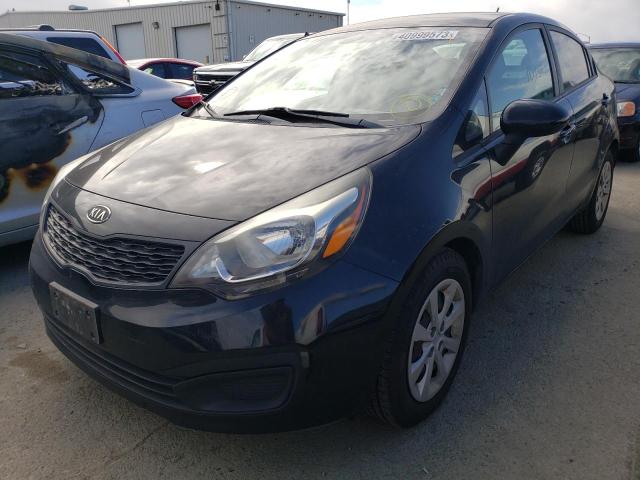 KIA RIO LX 2012 with VIN KNADM4A36C6089142 - Photo from auction