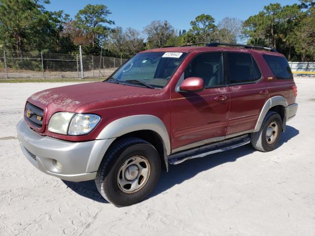 TOYOTA SEQUOIA SR 2002 with VIN 5TDZT34A62S117908 - Photo from auction