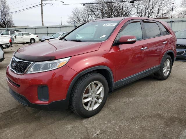 KIA SORENTO LX 2015 with VIN 5XYKT3A64FG644639 - Photo from auction