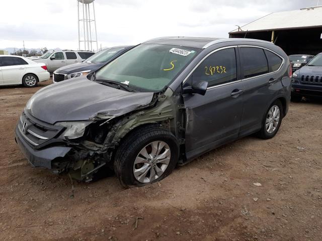 HONDA CR-V EXL 2014 with VIN 2HKRM4H75EH639960 - Photo from auction