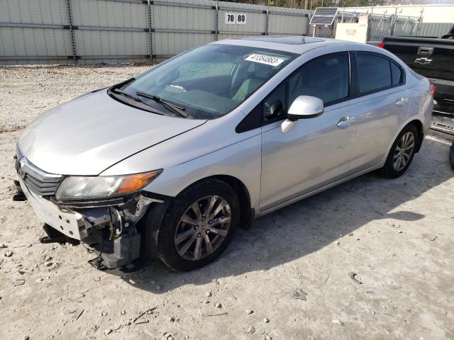 HONDA CIVIC EXL 2012 with VIN 19XFB2F90CE028933 - Photo from auction