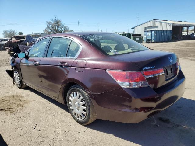 Photo 2 from auction – 2012 HONDA ACCORD LX with VIN 1HGCP2F34CA205195
