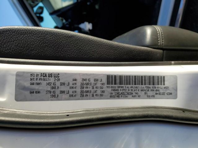 Photo 14 from auction – 2020 DODGE DURANGO SX with VIN 1C4RDJAG5LC302304