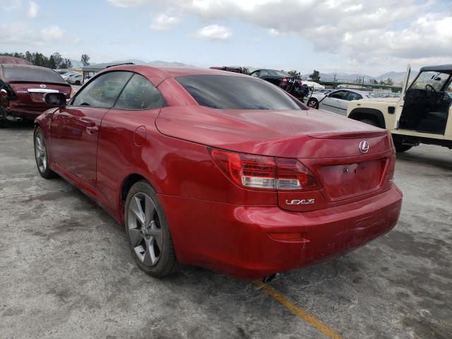 Photo 2 from auction – 2010 LEXUS IS 250 with VIN JTHFF2C21A2509651