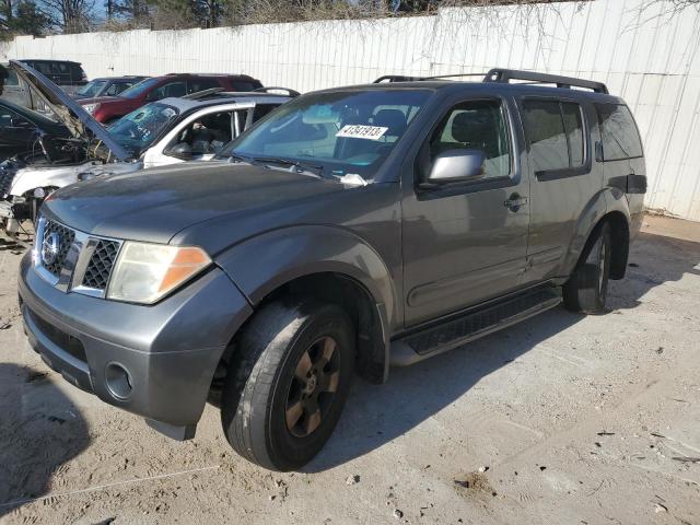 NISSAN PATHFINDER 2005 with VIN 5N1AR18U45C747772 - Photo from auction