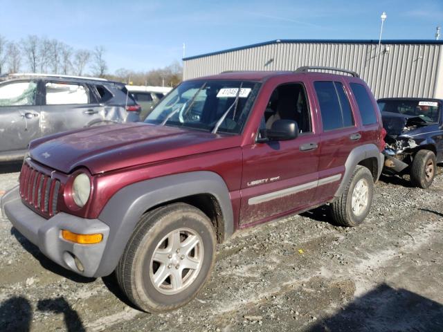JEEP LIBERTY SP 2003 with VIN 1J4GL48K73W582452 - Photo from auction