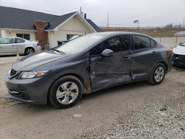 HONDA CIVIC LX 2013 with VIN 19XFB2F50DE063180 - Photo from auction