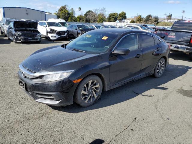 HONDA CIVIC EX 2017 with VIN 19XFC2F77HE210146 - Photo from auction