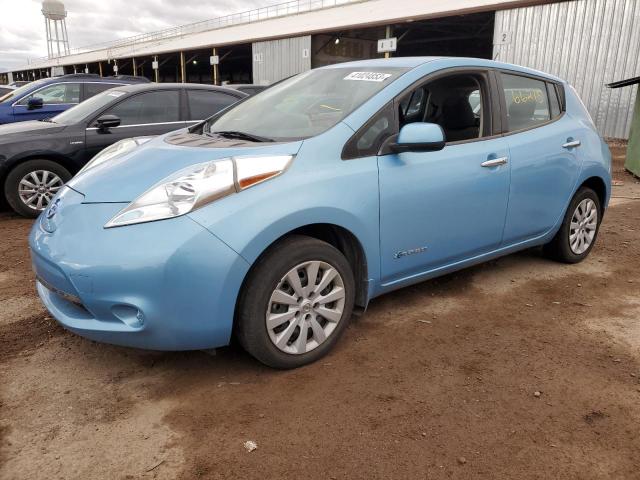 NISSAN LEAF S 2015 with VIN 1N4AZ0CP4FC322687 - Photo from auction