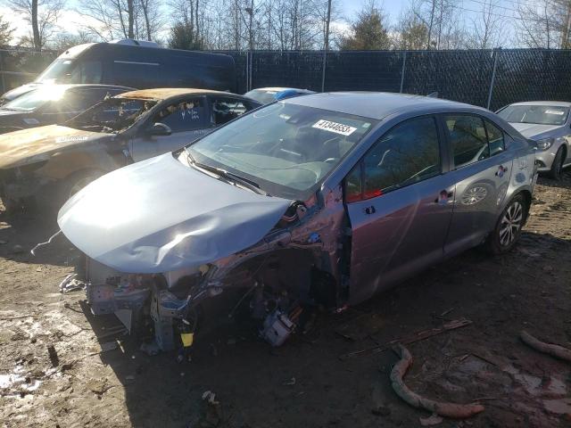 TOYOTA COROLLA LE 2021 with VIN JTDEAMDE6MJ010418 - Photo from auction