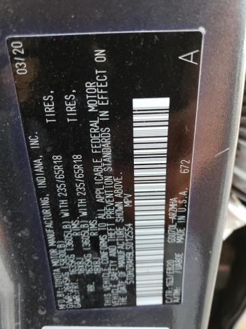 Photo 14 from auction – 2020 TOYOTA HIGHLANDER with VIN 5TDHZRAH9LS012554