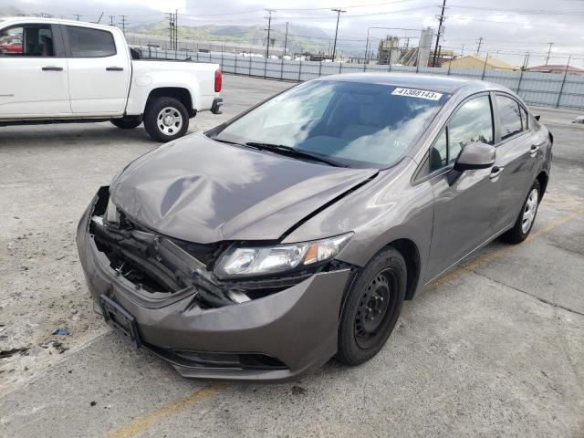 Photo 1 from auction – 2013 HONDA CIVIC LX with VIN 19XFB2F53DE201407