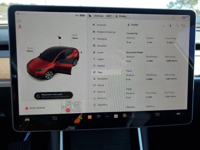 Photo 9 from auction – 2021 TESLA MODEL Y with VIN 5YJYGDEE4MF077388