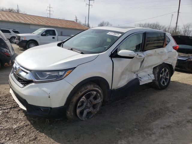 HONDA CR-V EX 2018 with VIN 5J6RW2H51JL034122 - Photo from auction
