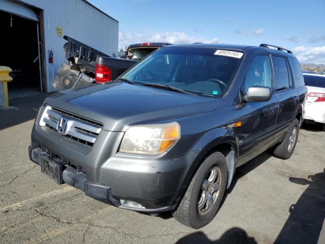 HONDA PILOT EXL 2007 with VIN 5FNYF28767B042098 - Photo from auction