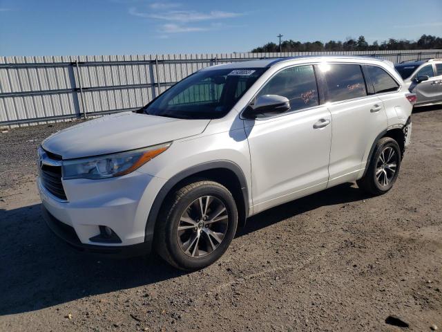 TOYOTA HIGHLANDER 2016 with VIN 5TDJKRFH3GS262330 - Photo from auction