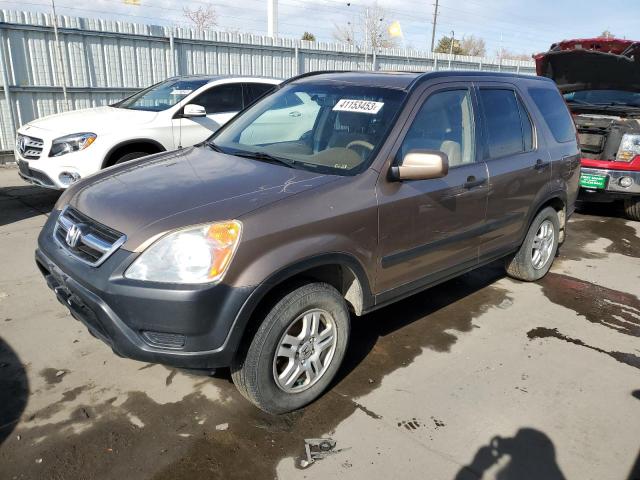 HONDA CR-V EX 2002 with VIN JHLRD77862C078738 - Photo from auction