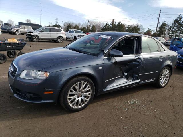 AUDI A4 2.0T QU 2008 with VIN WAUDF78E78A151607 - Photo from auction