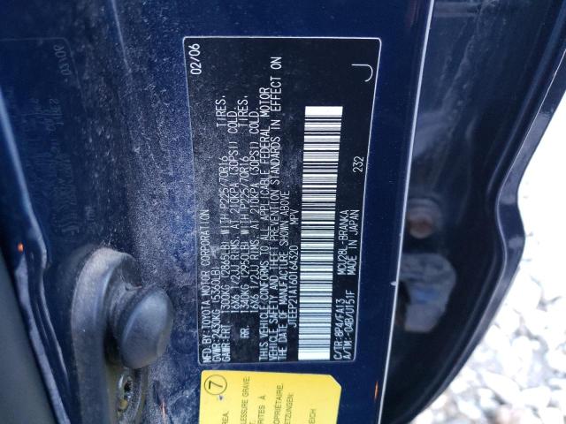 Photo 14 from auction – 2006 TOYOTA HIGHLANDER with VIN JTEEP21A160164320
