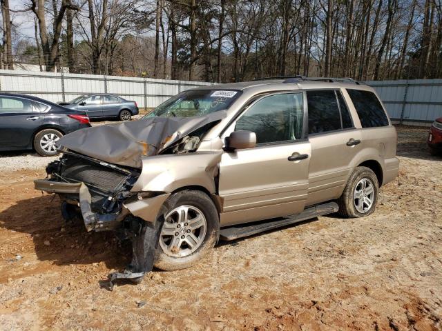 HONDA PILOT EXL 2004 with VIN 2HKYF18754H569864 - Photo from auction