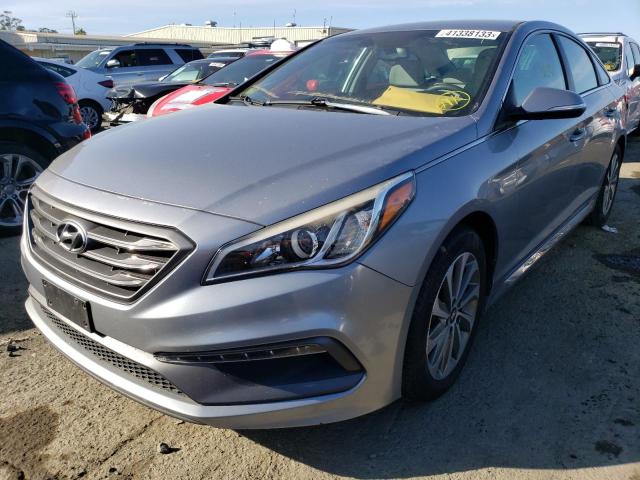 HYUNDAI SONATA SPO 2016 with VIN 5NPE34AF2GH278032 - Photo from auction