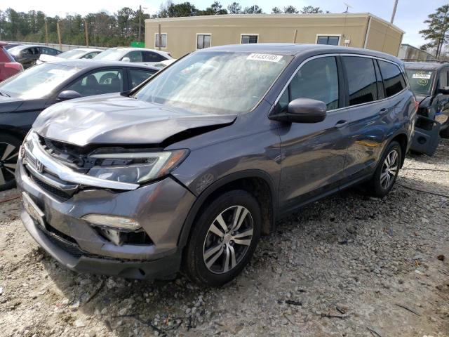 HONDA PILOT EXLN 2017 with VIN 5FNYF5H76HB001330 - Photo from auction