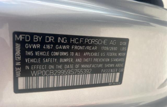 Photo 10 from auction – 2009 PORSCHE 911 CARRER with VIN WP0CB29959S755392