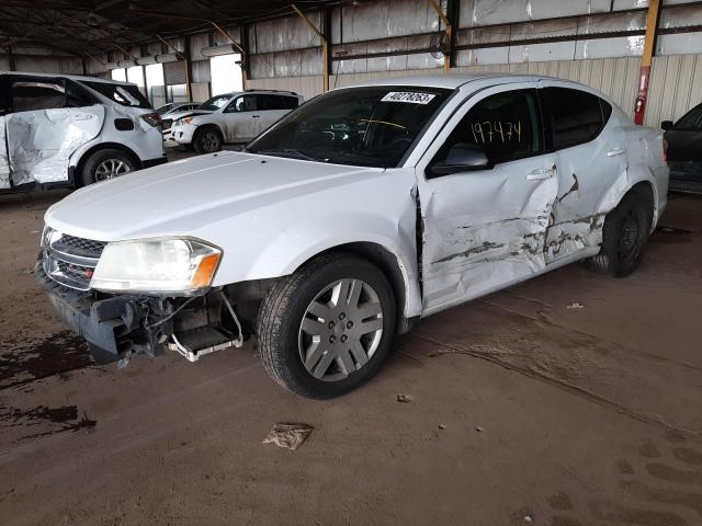 DODGE AVENGER SE 2012 with VIN 1C3CDZAB5CN294335 - Photo from auction