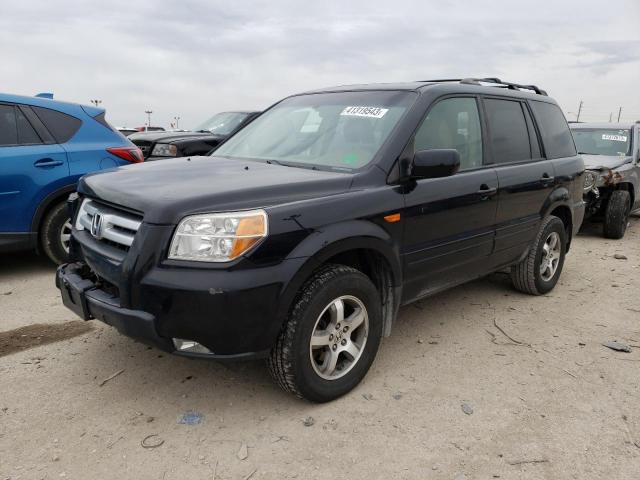 HONDA PILOT EXL 2008 with VIN 5FNYF185X8B041935 - Photo from auction