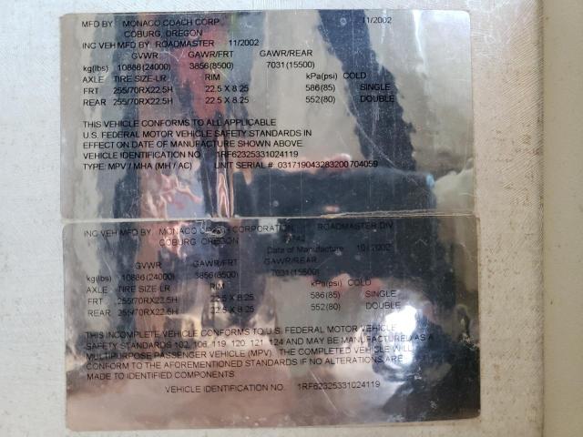 Photo 10 from auction – 2003 MONA DYNASTY MH with VIN 1RF62325331024119
