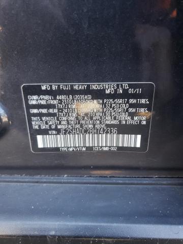 Photo 14 from auction – 2011 SUBARU FORESTER 2 with VIN JF2SHADC2BH742336