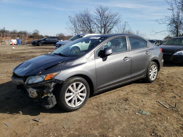 HONDA CIVIC EX 2012 with VIN 2HGFB2F8XCH603892 - Photo from auction