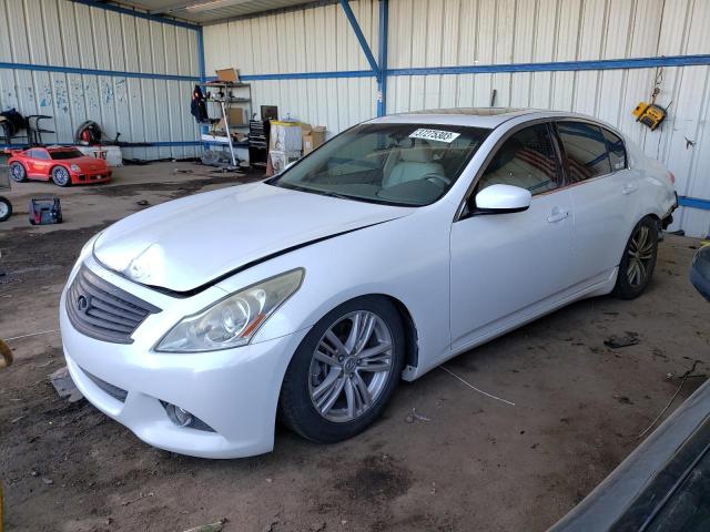 INFINITI G37 BASE 2012 with VIN JN1CV6AP6CM622289 - Photo from auction